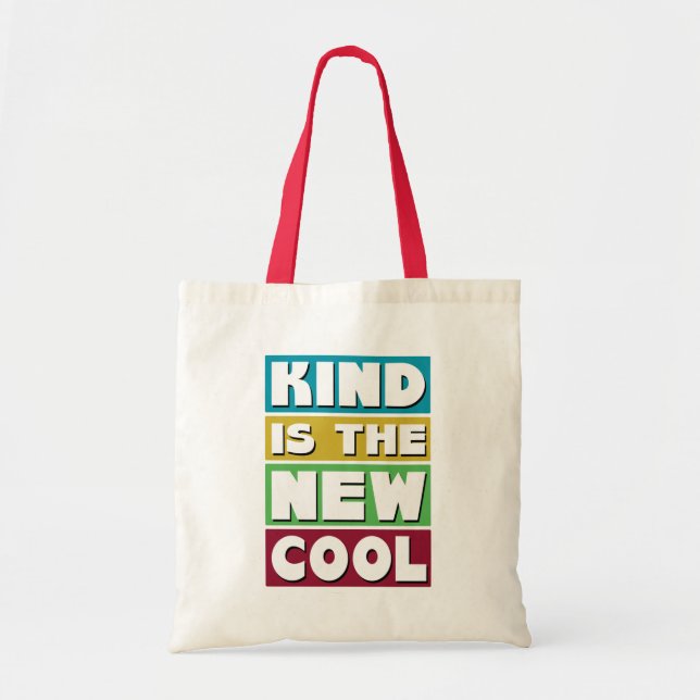 Tote Bag Le genre est le nouveau Cool - une gentillesse rét (Devant)