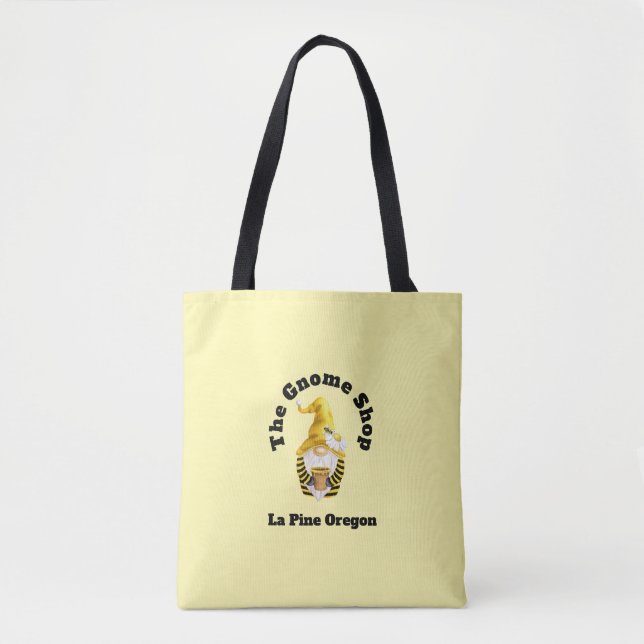Tote Bag Le Gnome Shop La Pine Oregon (Devant)
