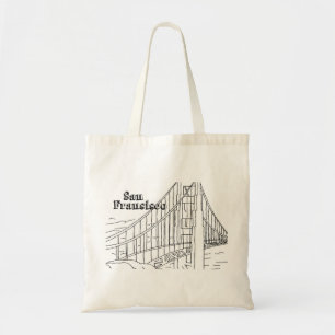 Tote Bag Le Golden Gate Bridge de San Francisco