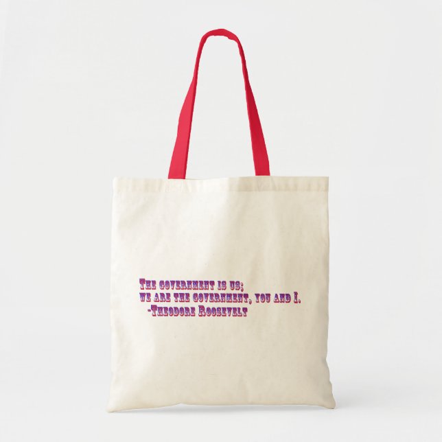 Tote Bag Le gouvernement, c'est nous (Devant)