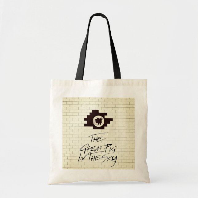 Tote Bag Le Grand Cochon Dans Le Ciel (Devant)