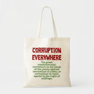 Tote Bag Le grand correctif constitutionnel - Corruption Q