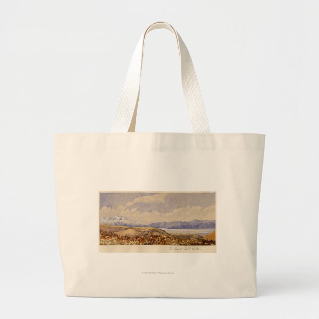 Tote Bag Le Grand Lac Salé, Utah (Devant)