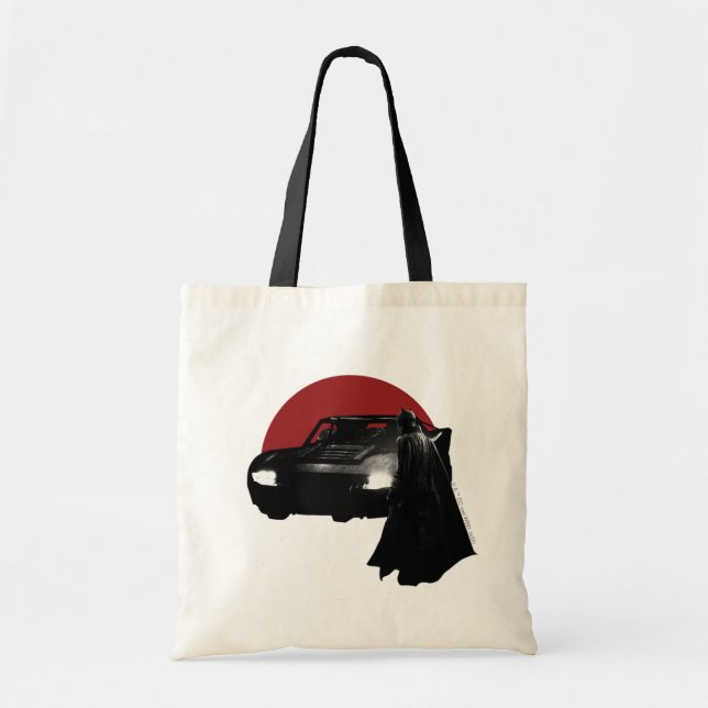 Tote Bag Le graphique Batman & Batmobile (Devant)