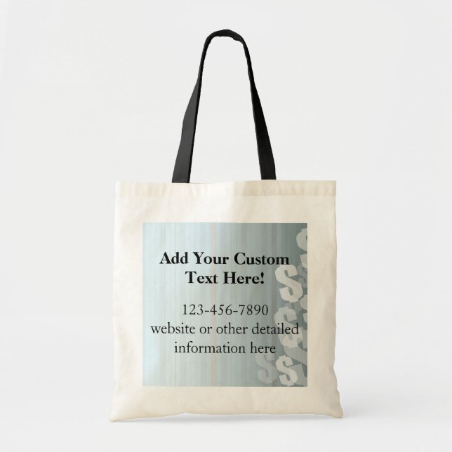 Tote Bag Le gris ombrage la conception financière de (Devant)