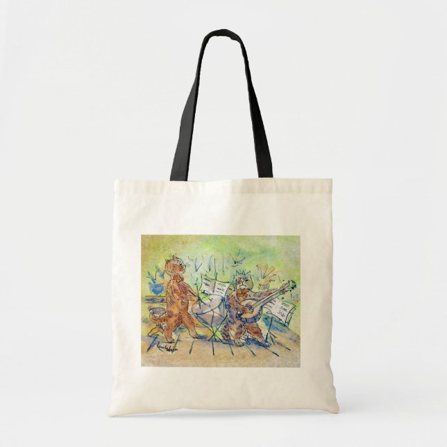Tote Bag Le groupe de Cats, Louis Wain (Devant)