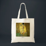 Tote Bag Le ~ Gustav Klimt de baiser<br><div class="desc">C'est le baiser peint par Gustav Klimt en 1907. C'est la peinture de Nouveau d'art la plus célèbre dans l'histoire</div>