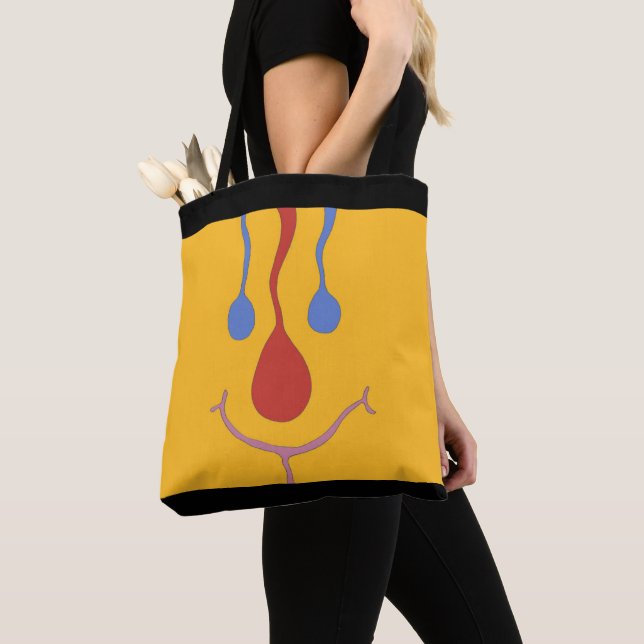Tote Bag LE HAPPY BAG - Artiste conçu (De près)