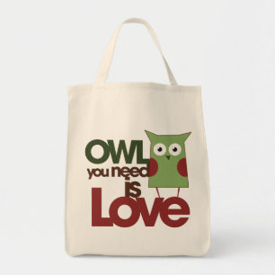 Tote Bag Le hibou dont tu as besoin est l'amour