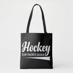 Tote Bag Le hockey est ma saison préférée