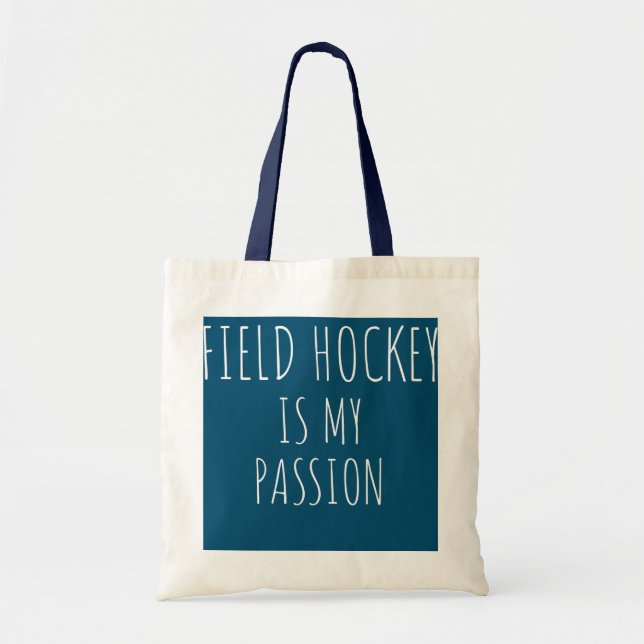 Tote Bag Le hockey sur gazon est ma passion Funny Fieldhock (Devant)