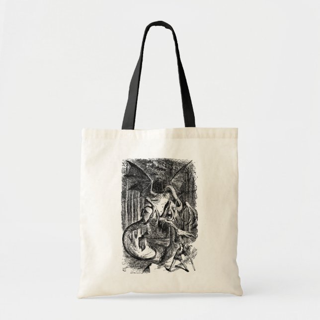 Tote Bag Le Jabberwocky (Devant)