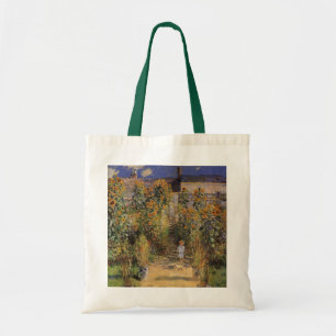 Tote Bag Le jardin de l'artiste à Vetheuil par Claude Monet