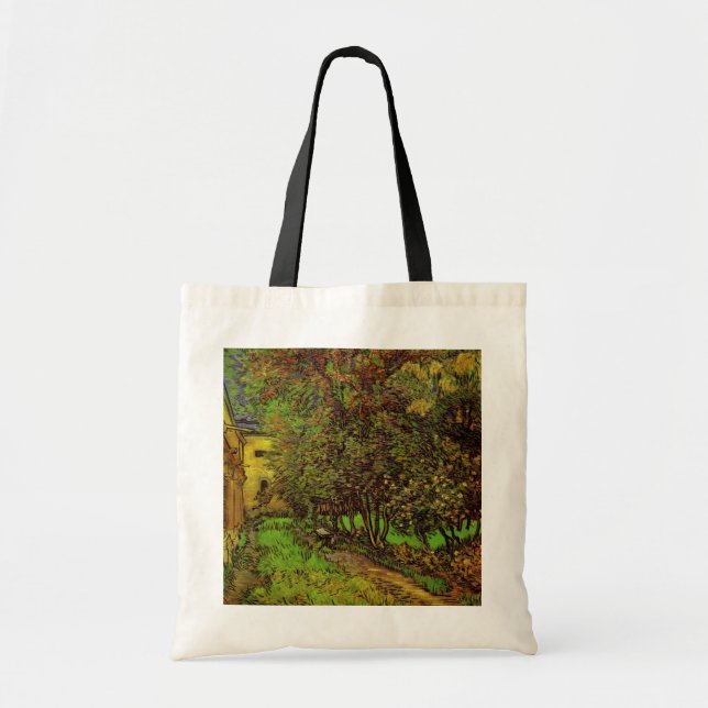 Tote Bag Le Jardin de l'hôpital Saint-Paul par Vincent van  (Devant)