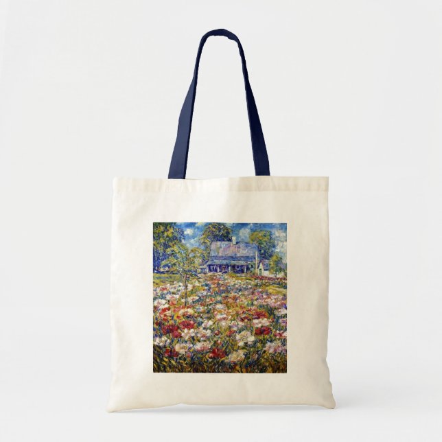 Tote Bag « Le jardin de pivoines » (Devant)