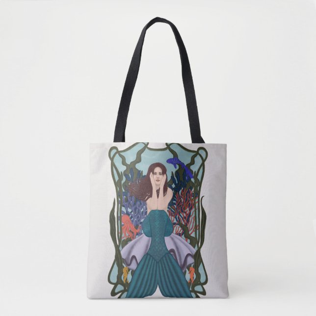 Tote Bag Le jardin des pieuvres (Devant)