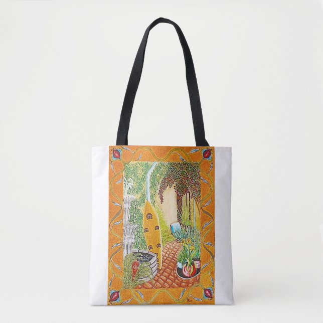 Tote Bag Le jardin du surfeur  (Devant)