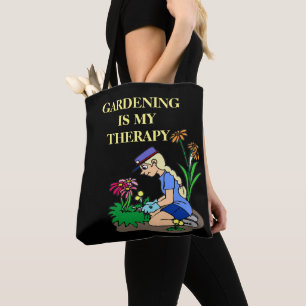 Tote Bag Le jardinage est ma thérapie