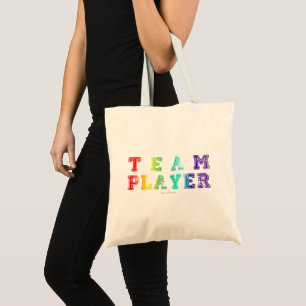 Tote Bag Le joueur de l'équipe de SlipperyJoe rempli de plu