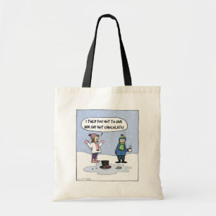 Tote Bag Le jour passé givré - bande dessinée drôle de