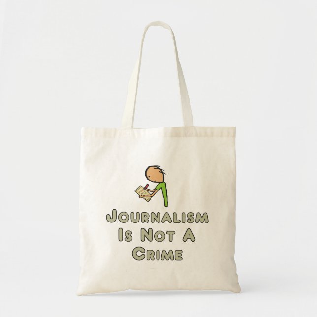 Tote Bag Le journalisme n'est pas un crime (Devant)
