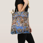 Tote Bag Le Jugement dernier de Michel-Ange<br><div class="desc">Le Jugement dernier (1536 et 1541) de Michel-Ange est une fresque de la Renaissance couvrant tout le mur de l'autel de la chapelle Sixtine dans la Cité du Vatican. Il est centré autour de Jésus-Christ au moment précédant le prononcé du verdict du Jugement dernier.</div>