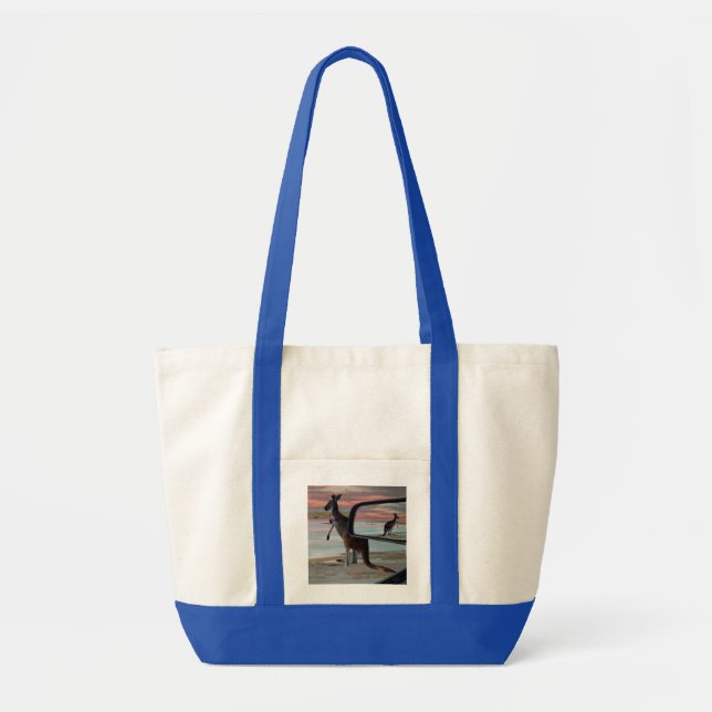 Tote Bag Le Kangaroo Seaside Retrouve Illusion Art. (Devant)