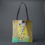 Tote Bag Le Kiss, Gustav Klimt<br><div class="desc">Gustav Klimt (14 juillet 1862 - 6 février 1918) était un peintre symboliste autrichien et l'un des membres les plus en vue du mouvement de la sécession de Vienne. Klimt est réputé pour ses peintures, peintures murales, croquis et autres objets d'art. Outre ses oeuvres figuratives, qui comprennent des allégories et...</div>