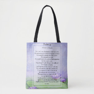 Tote Bag Le KRW le seigneur est mon psaume 23 partout