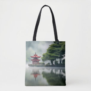 Tote Bag Le Lac Mist Nature paisible