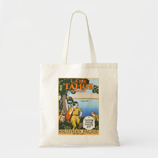 TOTE BAG LE LAC TAHOE (Devant)