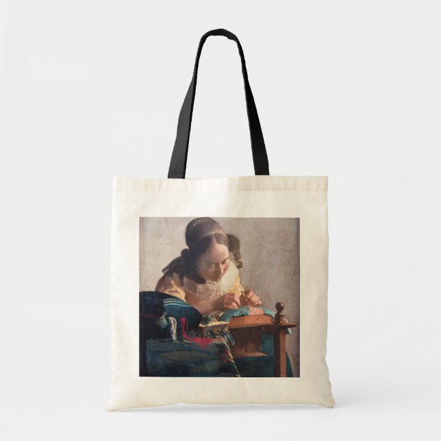 Tote Bag Le Lacemaker, Johannes Vermeer, 1669-1670 (Devant)