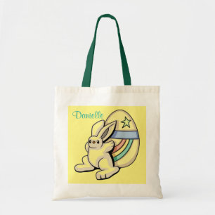 Tote Bag Le lapin et l'oeuf Jaune Budget Fourre-tout