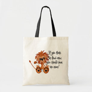 Tote Bag Le lion de bébé m'entendent hurler des T-shirts et