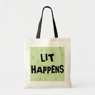Tote Bag Le Lit drôle de lecteur d'auteur se produit