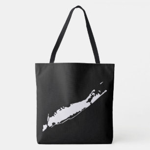 Tote Bag Le Long Island, New York toute carte d'état ou
