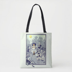 Tote Bag Le Magicien d'Oz Vintage, Dorothy Rencontre les Mu