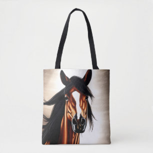 Tote Bag Le Majestic Mustang - L'Esprit De Liberté