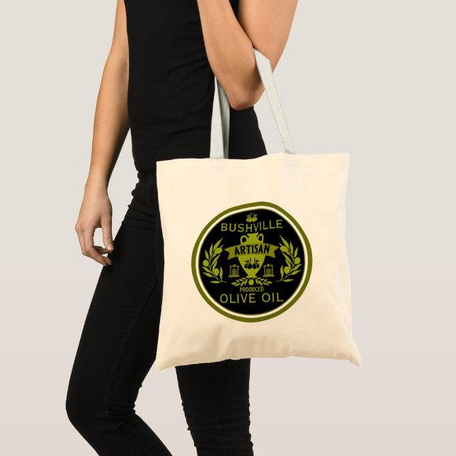 Tote Bag Le marché de l'huile d'olive (Devant (produit))
