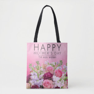 Tote Bag Le marché de Mama fleurit : Bonne fête des mères F