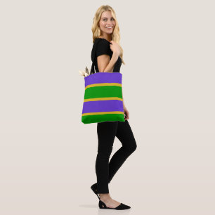 Tote Bag Le mardi gras barre des couleurs