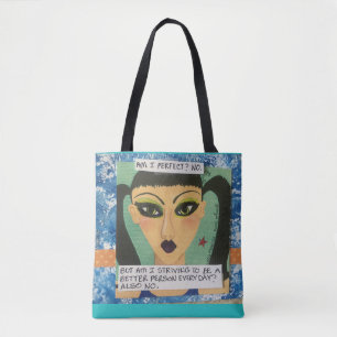 Tote Bag Le mauvais de Fourre-tout SUIS MOI SE