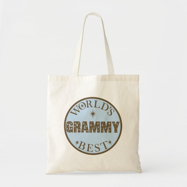 Tote Bag Le meilleur cadeau de Grammy des mondes (Devant)