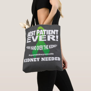 Tote Bag Le meilleur rein Fourre-tout nécessaire de patien