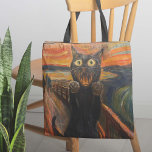 Tote Bag Le Meow<br><div class="desc">The Meow Sac fourre-tout - Voici le sac fourre-tout "The Scream Cat", une version solo sur le cri classique de Munch ! Imaginez un chat avec des mâchoires larguées et des yeux larges, déchaînant un cri moche qui est à la fois hilarant et iconique. Dans un contexte de chaos tourbillonnant,...</div>