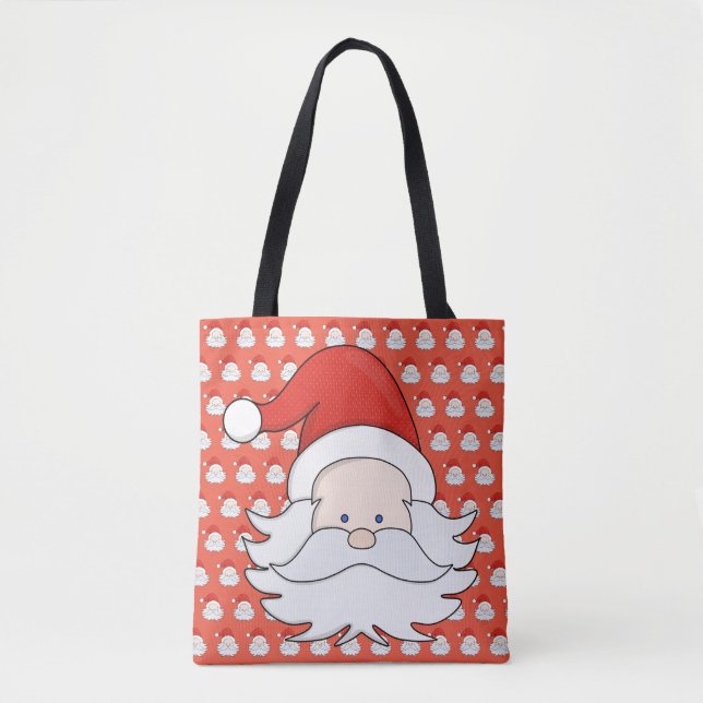 Tote Bag Le mignon Père Noël (Devant)