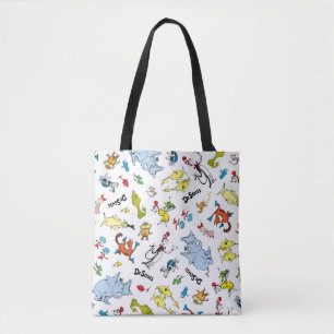 Tote Bag Le monde du Dr Seuss Motif