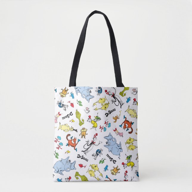 Tote Bag Le monde du modèle de Dr Seuss (Devant)