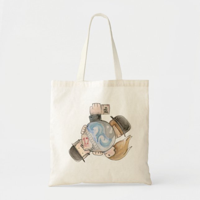 Tote Bag Le monde entier en 80 jours (Devant)