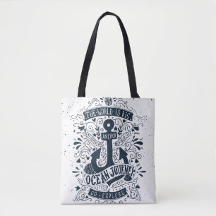Tote Bag Le monde est grand - allez les explorent